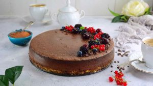 Torta senza cottura al cacao