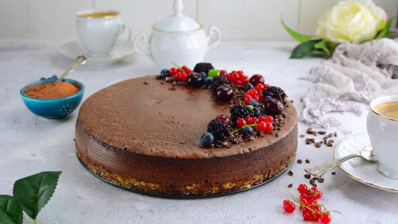 Torta senza cottura al cacao 