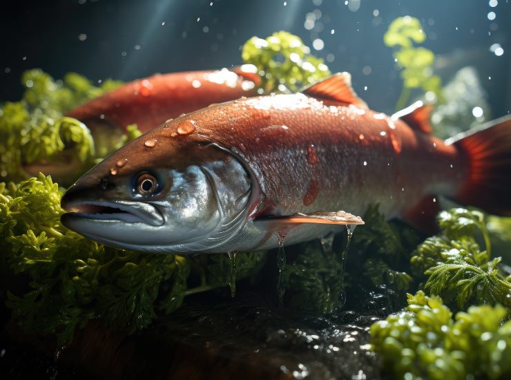 Come viene allevato il salmone bio