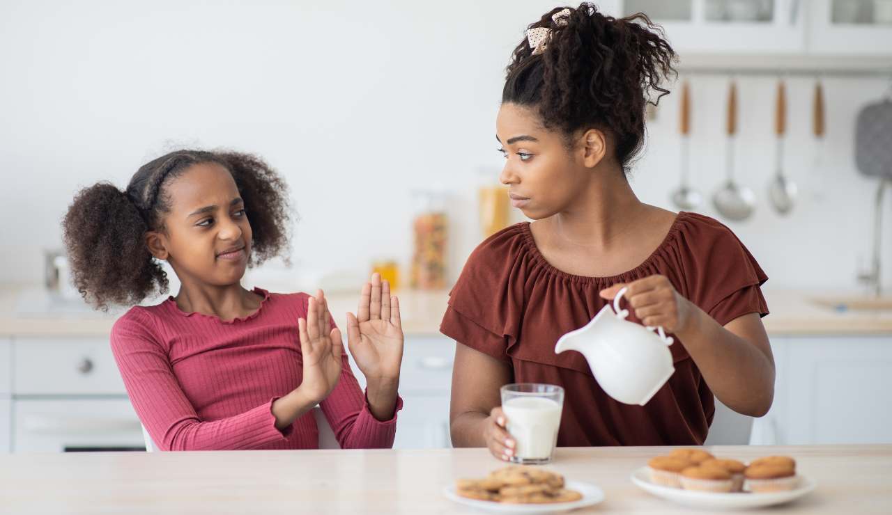 Intolleranza al lattosio famiglia colazione 