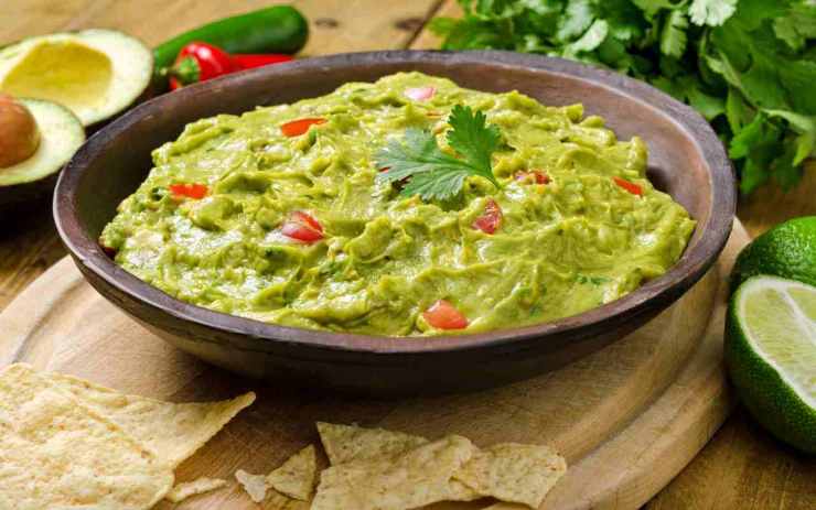 Guacamole salsa messicana