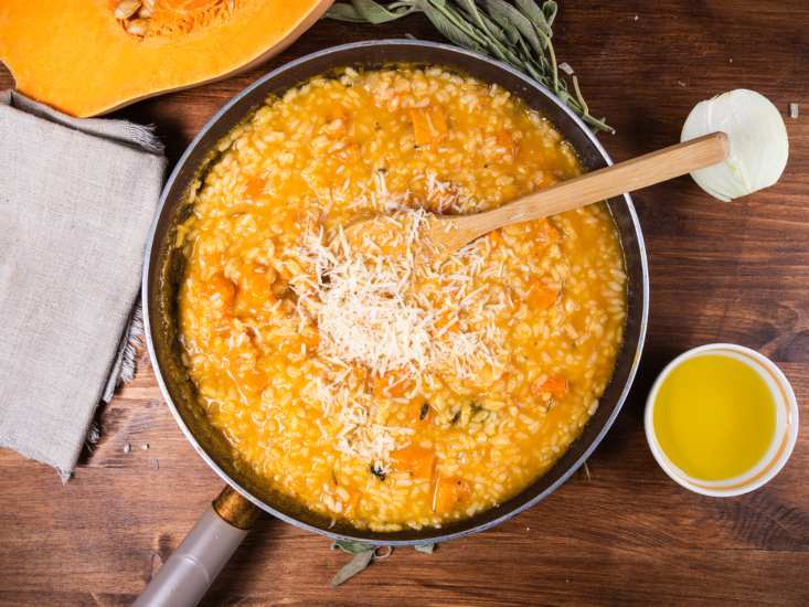 Ricetta risotto di zucca light