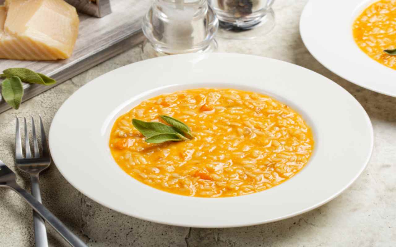 Risotto alla zucca light