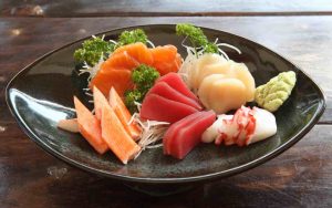 Sashimi di pesce crudo misto