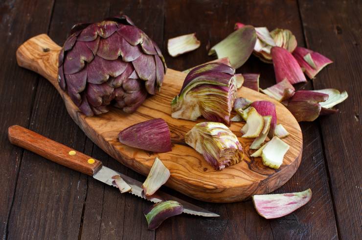 sformato carciofi preparazione