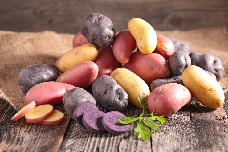 patate colorate