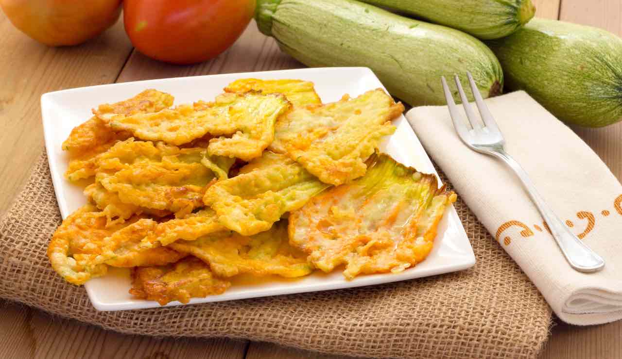 Frittelle di fiori di zucca 