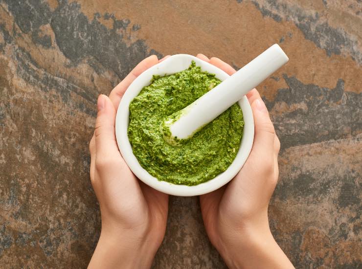 Pesto alla genovese trucco