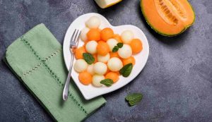 Ricetta fiori di melone e mozzarella