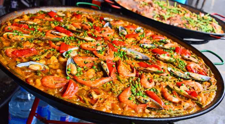 Paella con farro